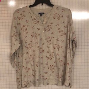 Chaps 3/4 Sleeve henley